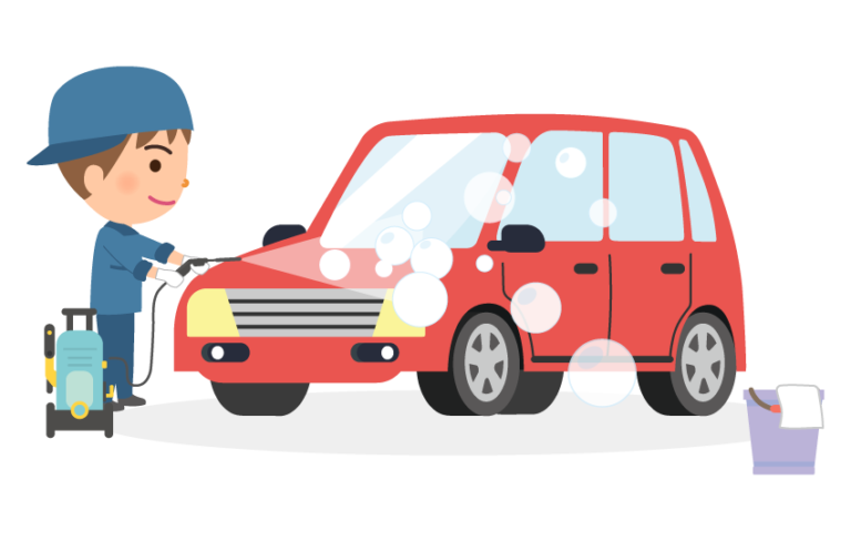 真心洗車いたします